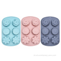 Kue muffin mooncake silicone cetakan